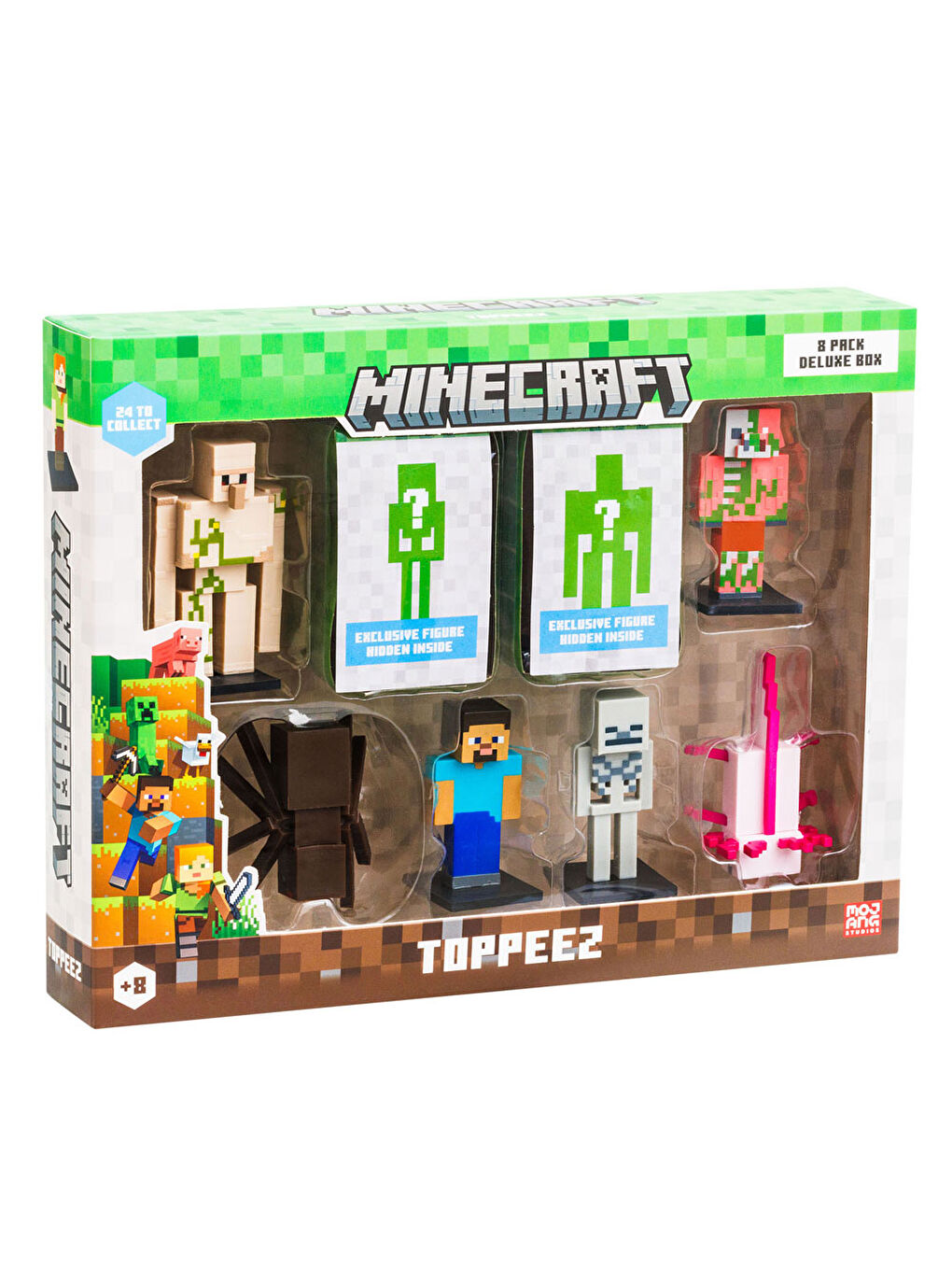 3D Figür Toppeez 8 li Delüks Set Model 1 PMI/MC2070