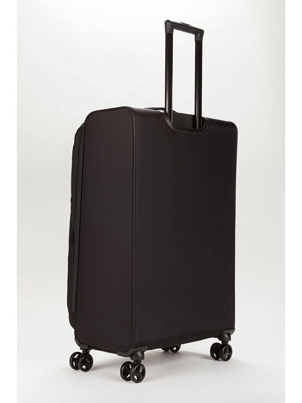 Unisex  Ekstra Hafif Siyah Kumaş Büyük Boy Valiz-1