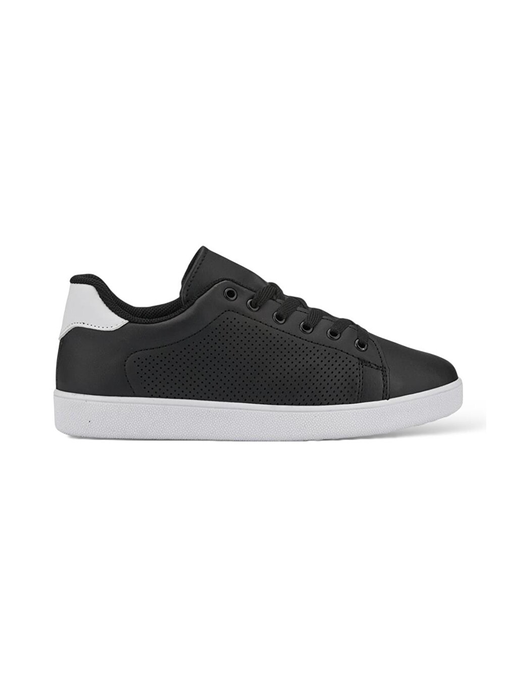 Siyah Kadın Spor Sneaker Ayakkabı Sİyah - Beyaz-7