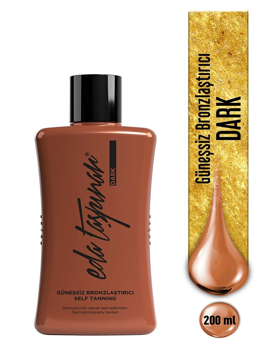 Dark Güneşsiz Bronzlaştırıcı Losyon Self Tanning Eldiven Hediyeli - 200 ml-2