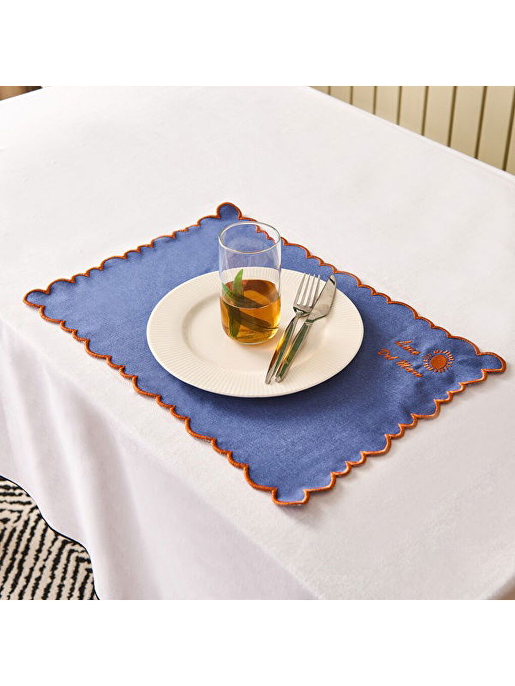 Soft Sun Maddness Amerikan Servis - Lacivert - 30x50 cm-6