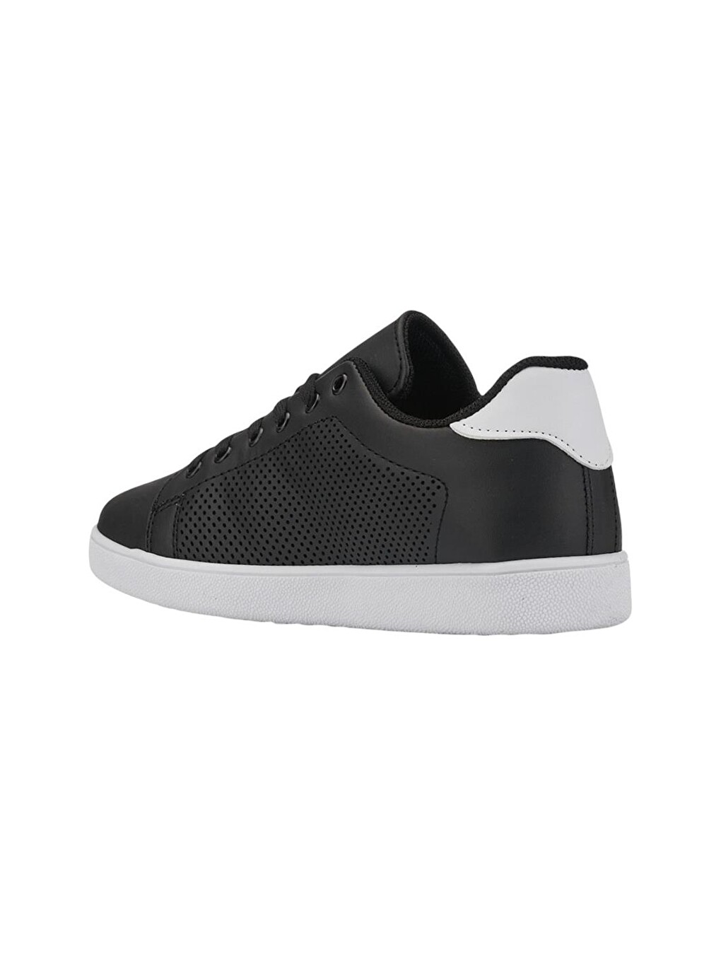 Siyah Kadın Spor Sneaker Ayakkabı Sİyah - Beyaz-9