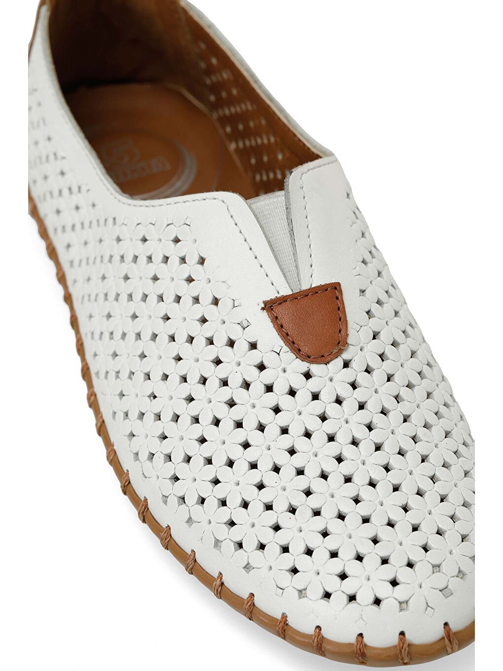 166102.Z5FX Beyaz Kadın Düz Ayakkabı-6