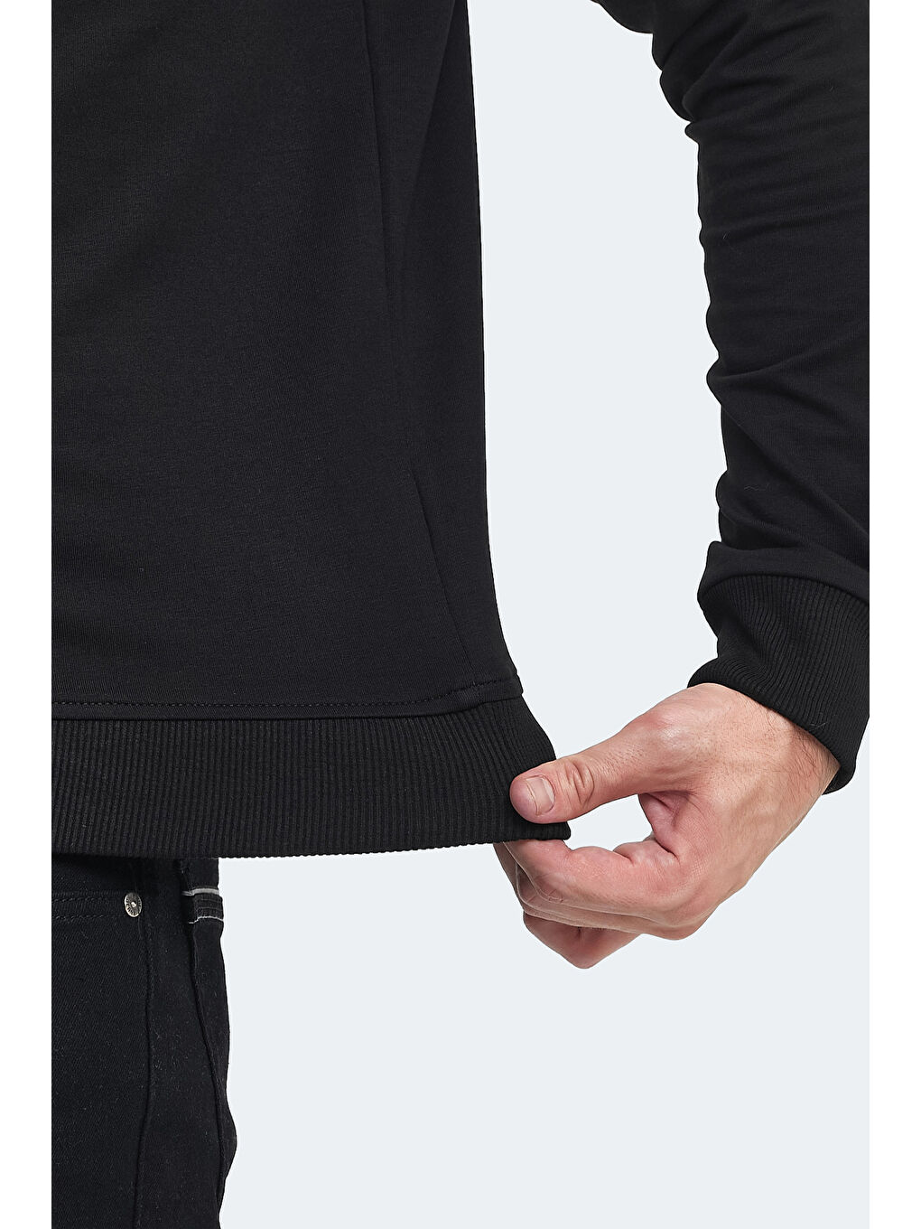 KICKER  Erkek Hoodie Siyah-5