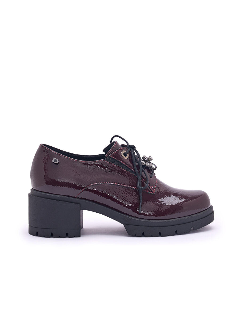 Bordo Kadın Klasik Ayakkabı 3H5846DS 5846DS NAPLAK