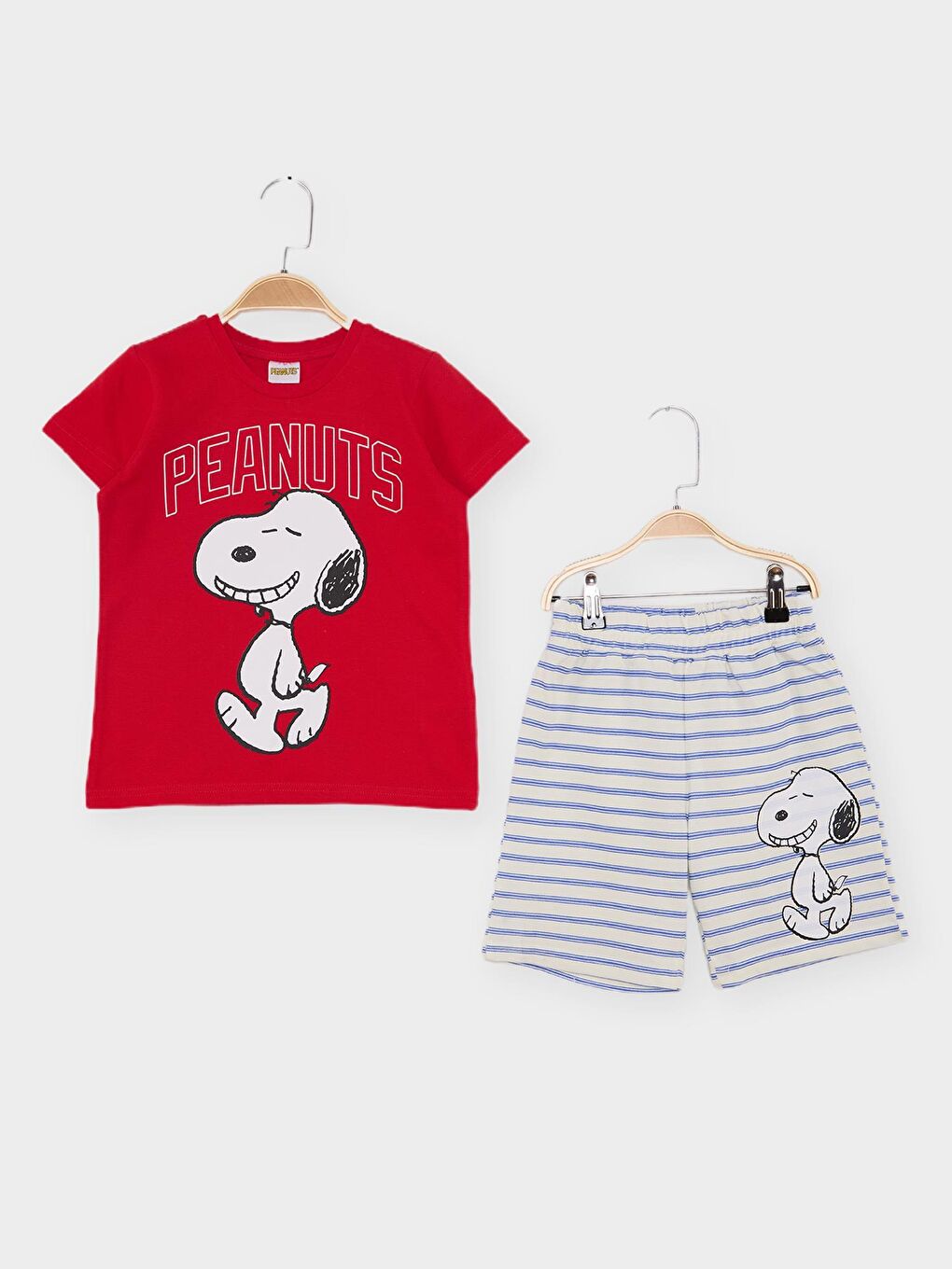 Kırmızı Snoopy Lisanslı Erkek Çocuk 2'li Takım 21951