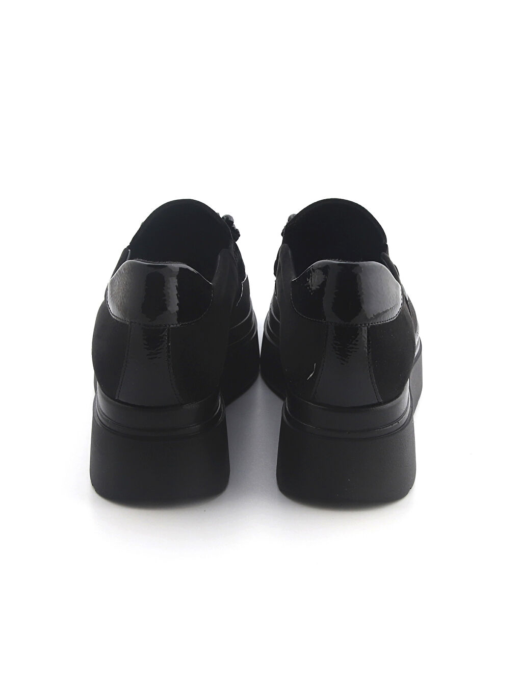 Siyah Kadın Klasik Ayakkabı 2C5538 5538 Camoscio Nero-3