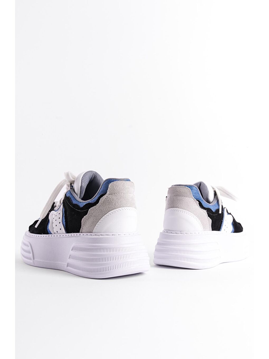 Siyah Kadın Sneaker Spor Ayakkabı-2