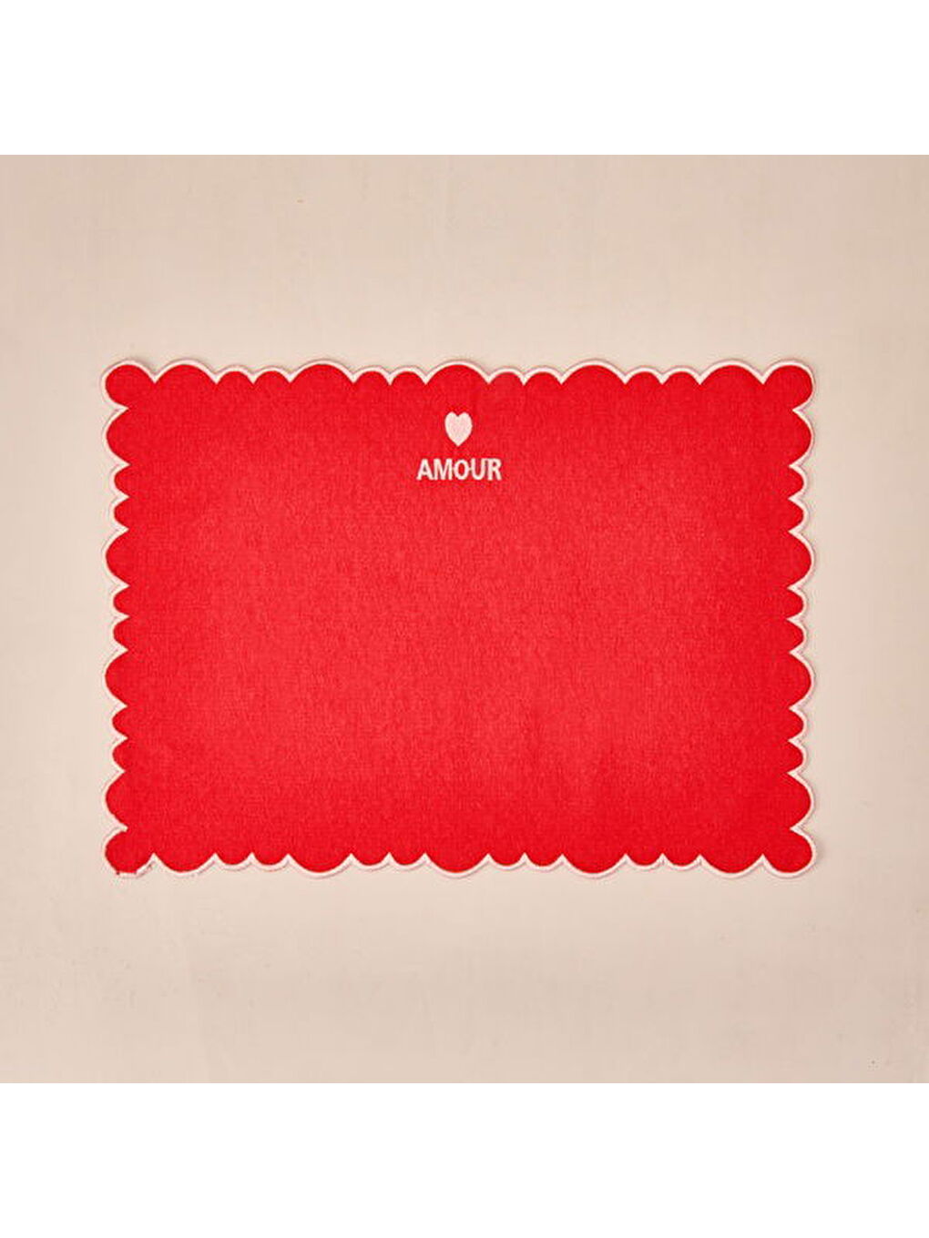 Soft Amore Amerikan Servis - Kırmızı - 30x50 cm-3