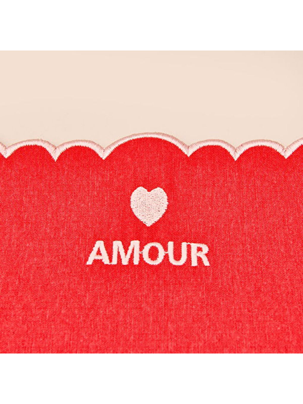 Soft Amore Amerikan Servis - Kırmızı - 30x50 cm-5