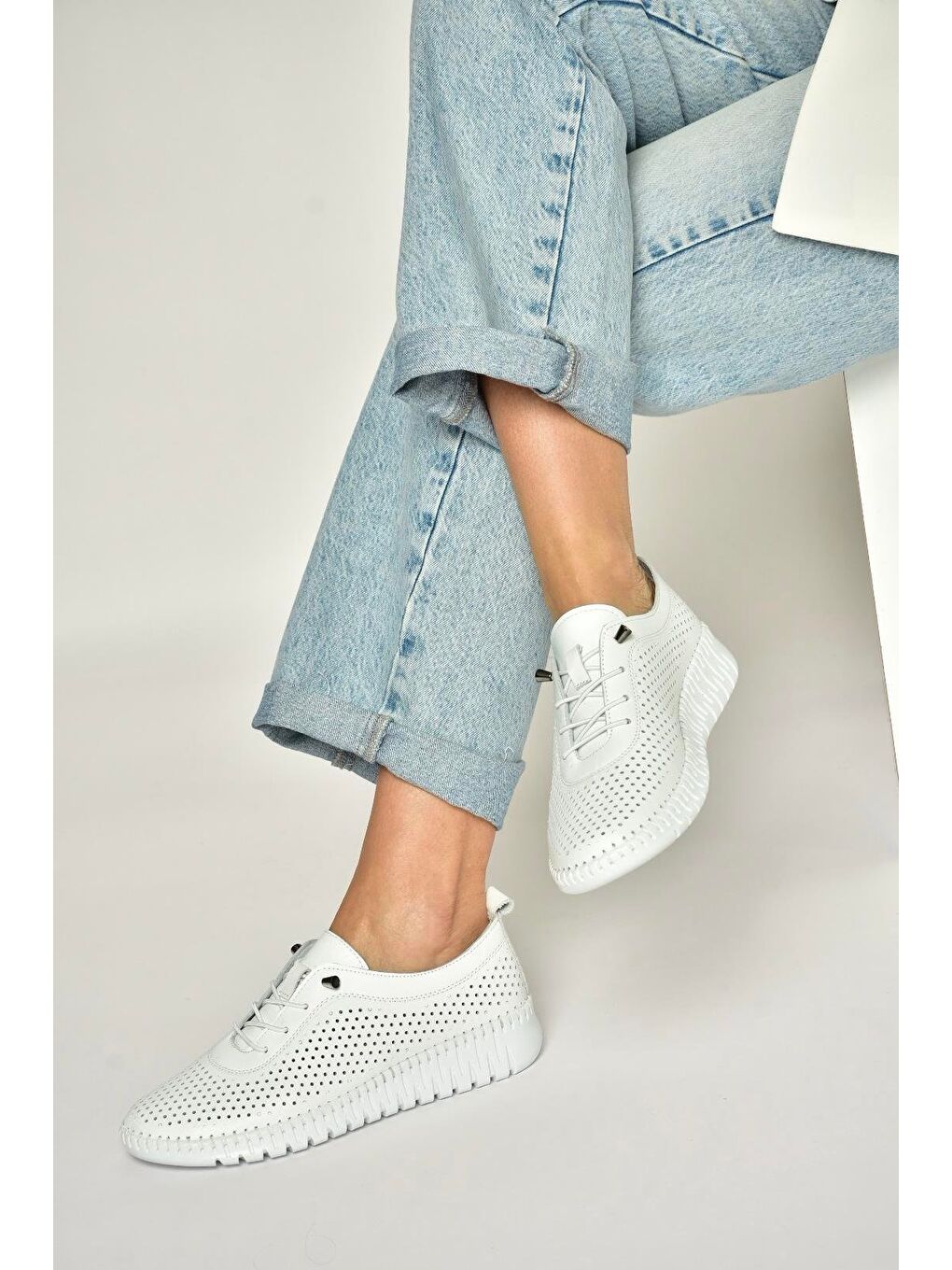 Beyaz Kadın Ayakkabı Y555705103-1