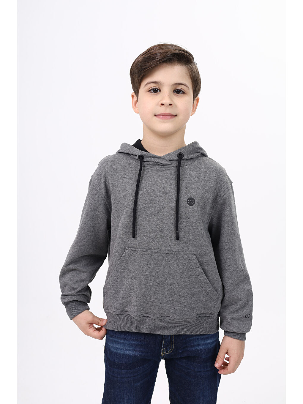 Toontoykids Antrasit Erkek Çocuk Baskılı Sweatshirt