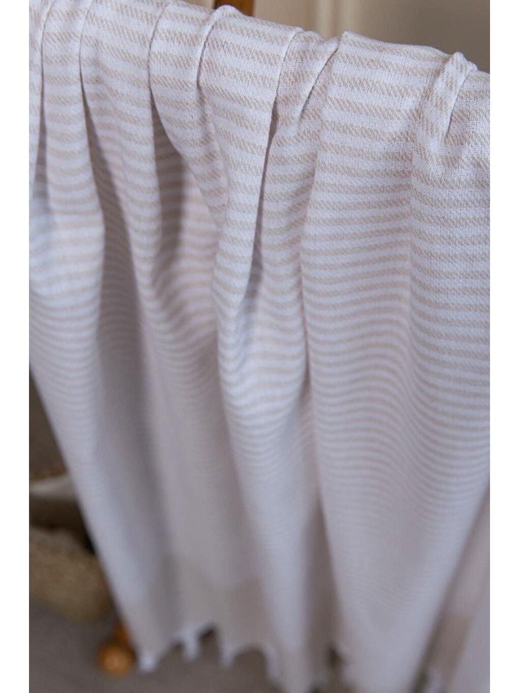 Bej 2 Adet %100 Pamuk Peştemal Büşra BEJ/90X180-2