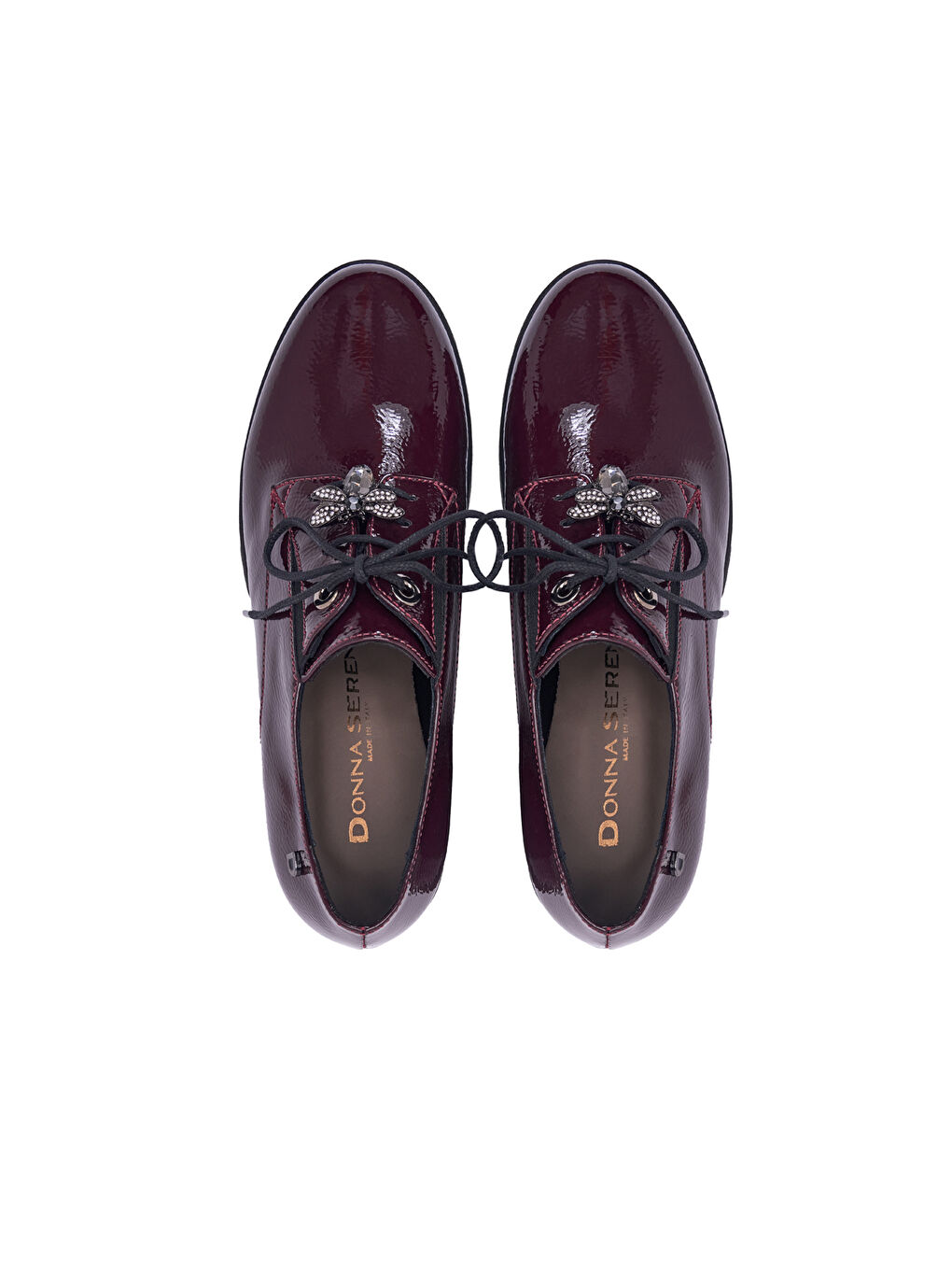 Bordo Kadın Klasik Ayakkabı 3H5846DS 5846DS NAPLAK-6