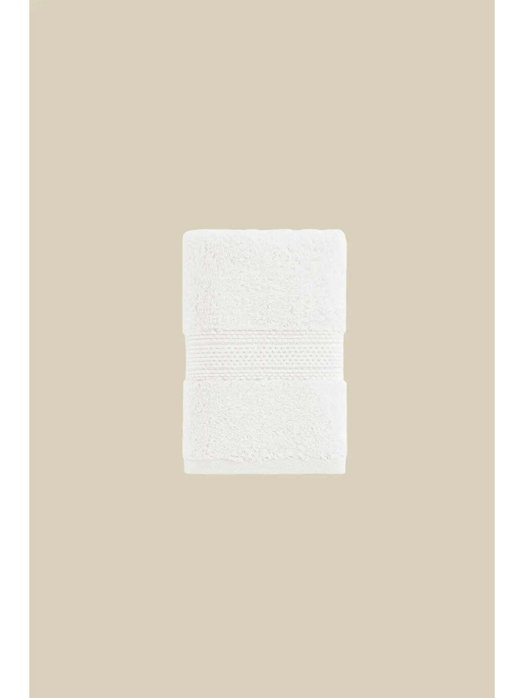 Ekru Mısır %100 Mısır Pamuğu Havlu 4/30x50 Cm Bright Ecru-6