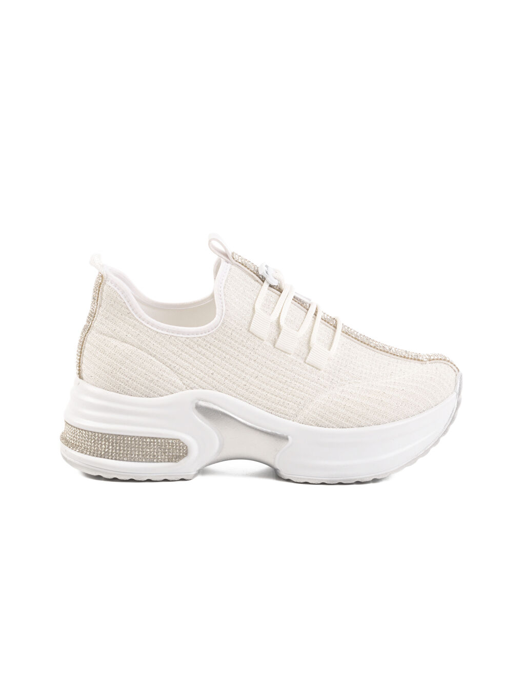 Beyaz Anorak Kadın Sneaker 702322 Z