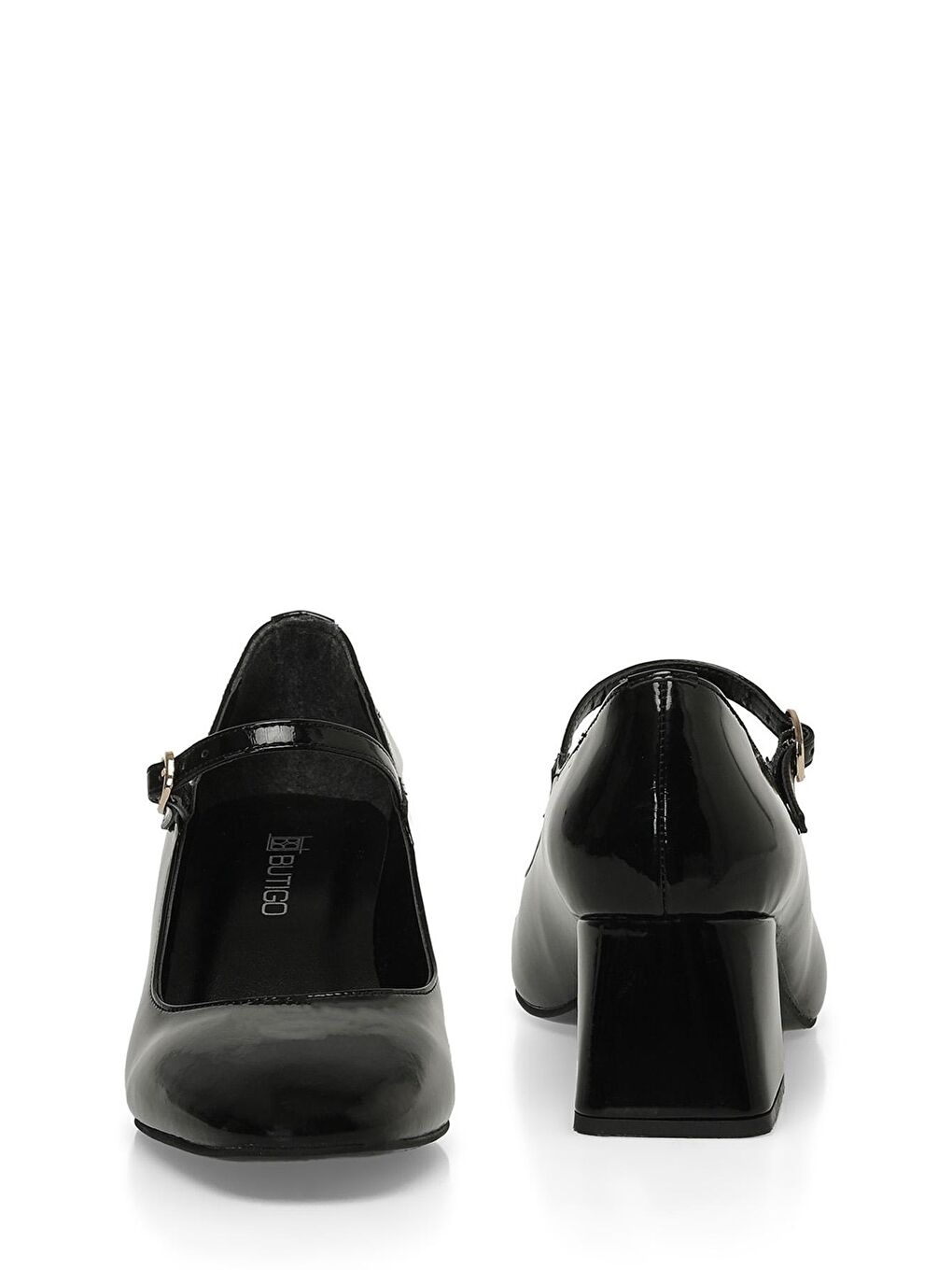 24S-400 4FX Siyah Kadın Topuklu Ayakkabı-4