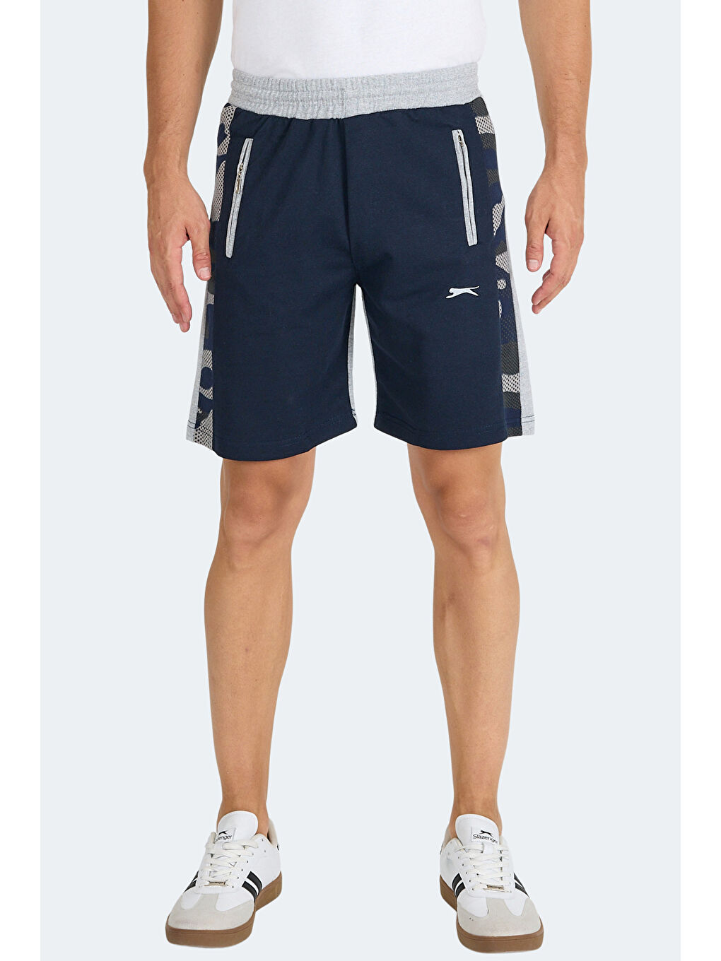 NERO I Erkek Cepli Fıtness Lacivert Şort-1