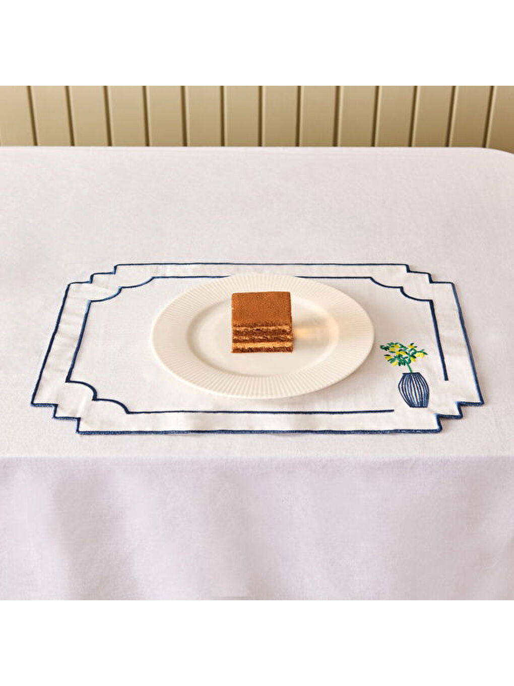 Soft Lime Amerikan Servis - Beyaz - 30x50 cm