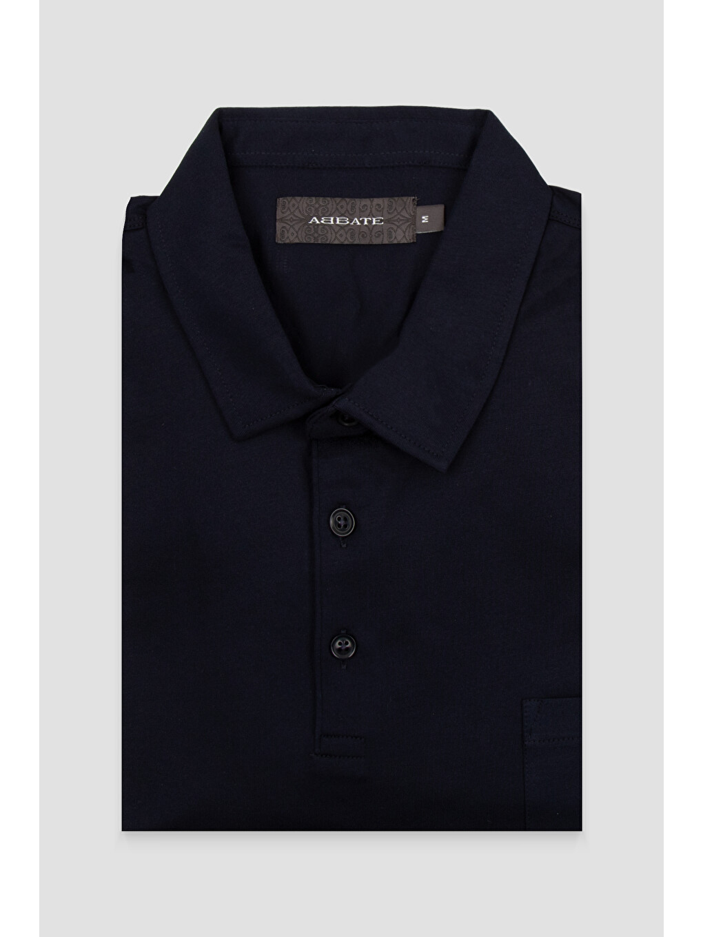 Bivo Merserize Pamuklu Modern Fit Lacivert Polo Yaka Erkek Düz Polo Shirt-3