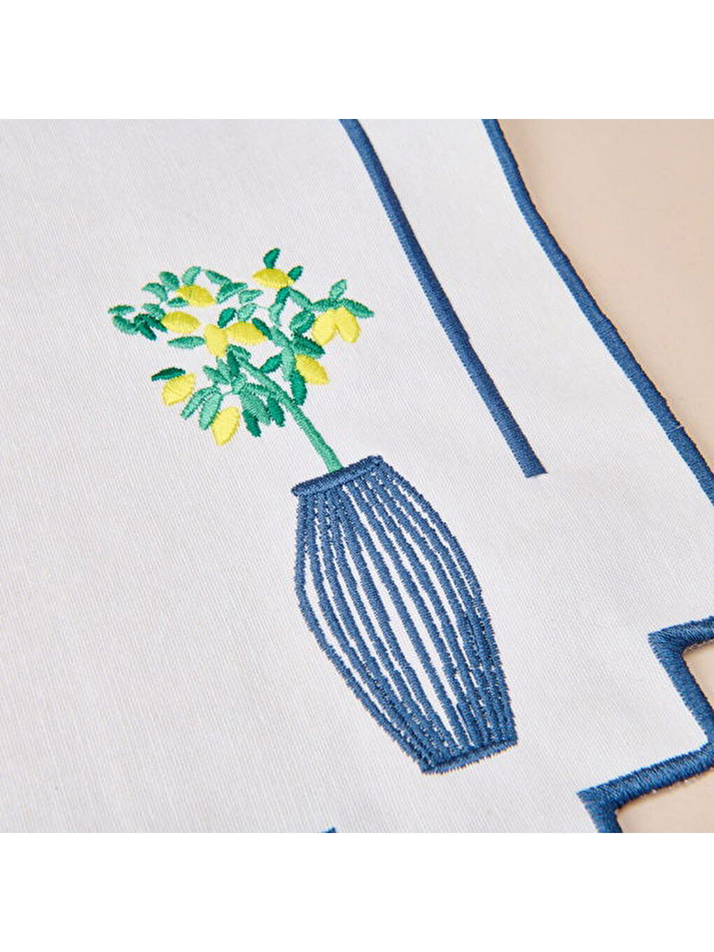 Soft Lime Amerikan Servis - Beyaz - 30x50 cm-3