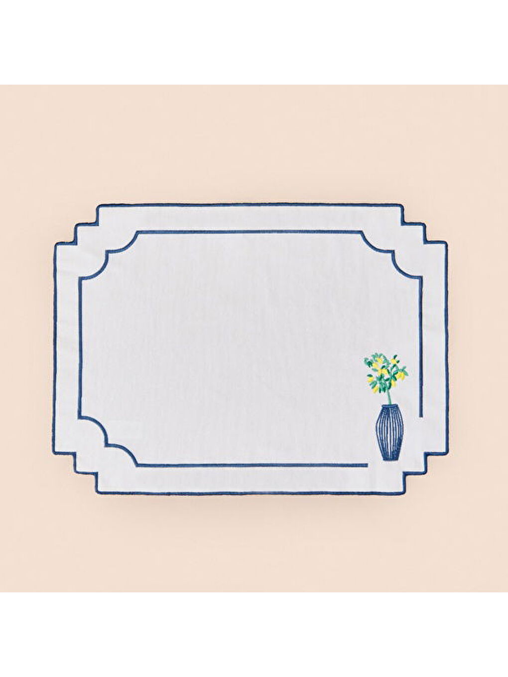 Soft Lime Amerikan Servis - Beyaz - 30x50 cm-4