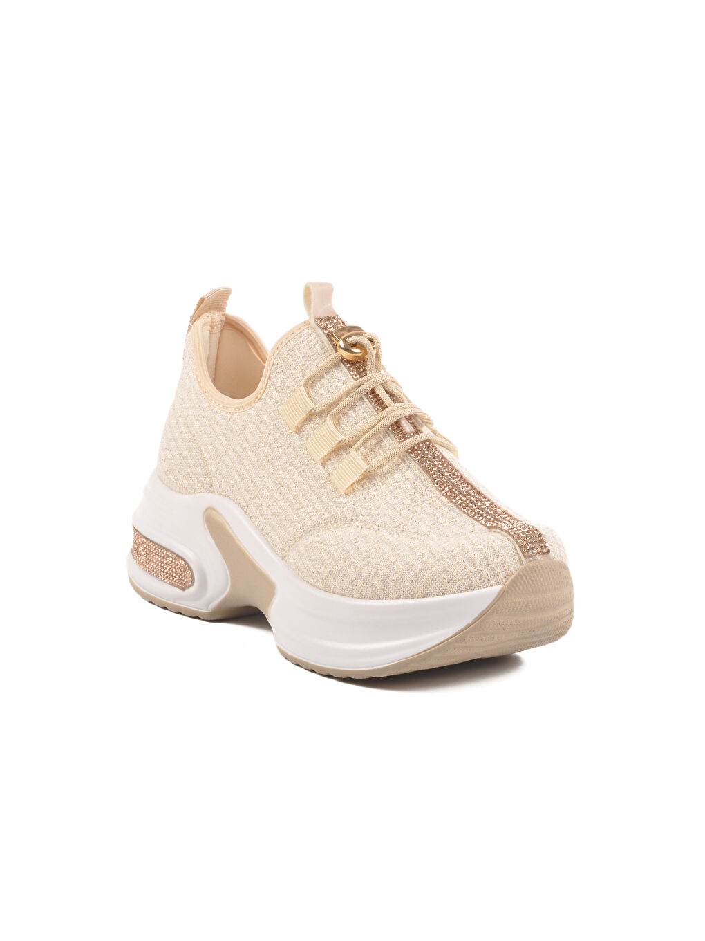 Bej Tekstil Kadın Günlük Ayakkabı 702322 Z-2