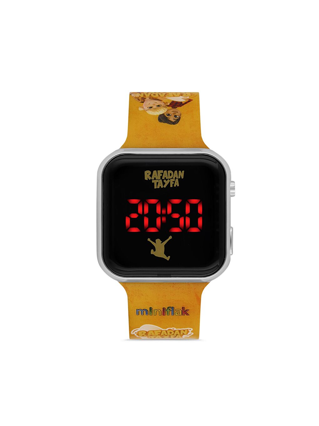 Rafadan Tayfa Lisanslı RF8001 Sarı Square Çocuk Saati