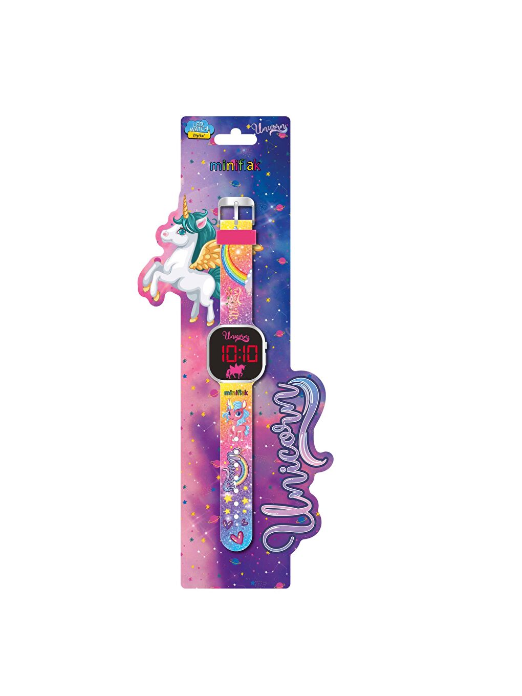 Sarı MFU8001 Square Led Çocuk Saati-1