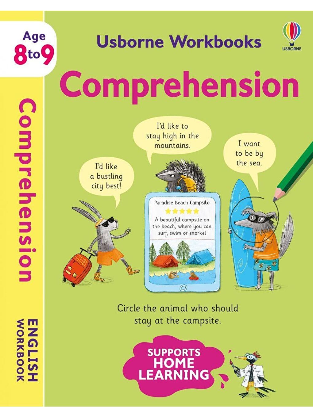 Usborne Workbooks: Comprehension 8-9
