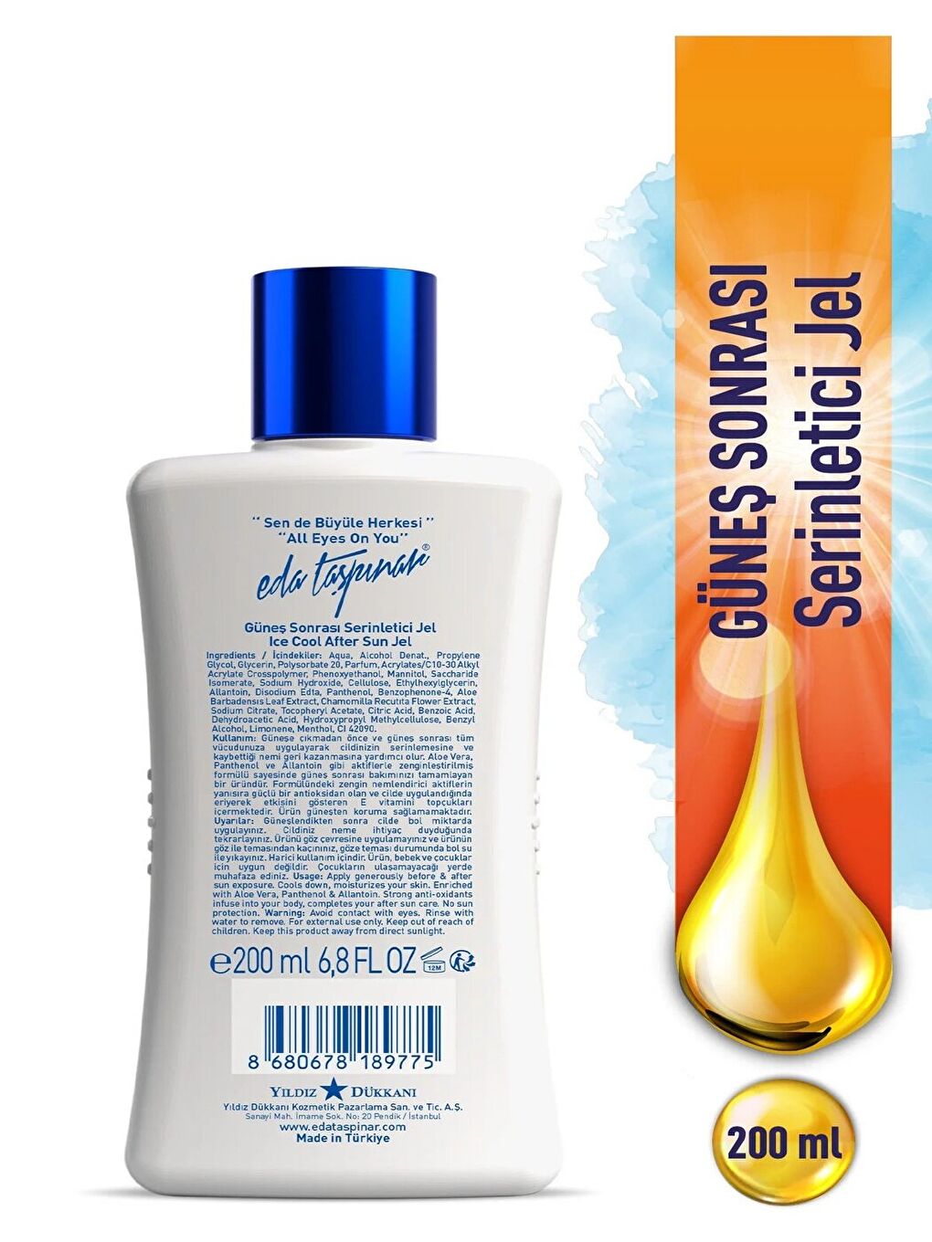 Güneş Sonrası Serinletici Jel Aleo Vera Panthenol - 200 ml-1