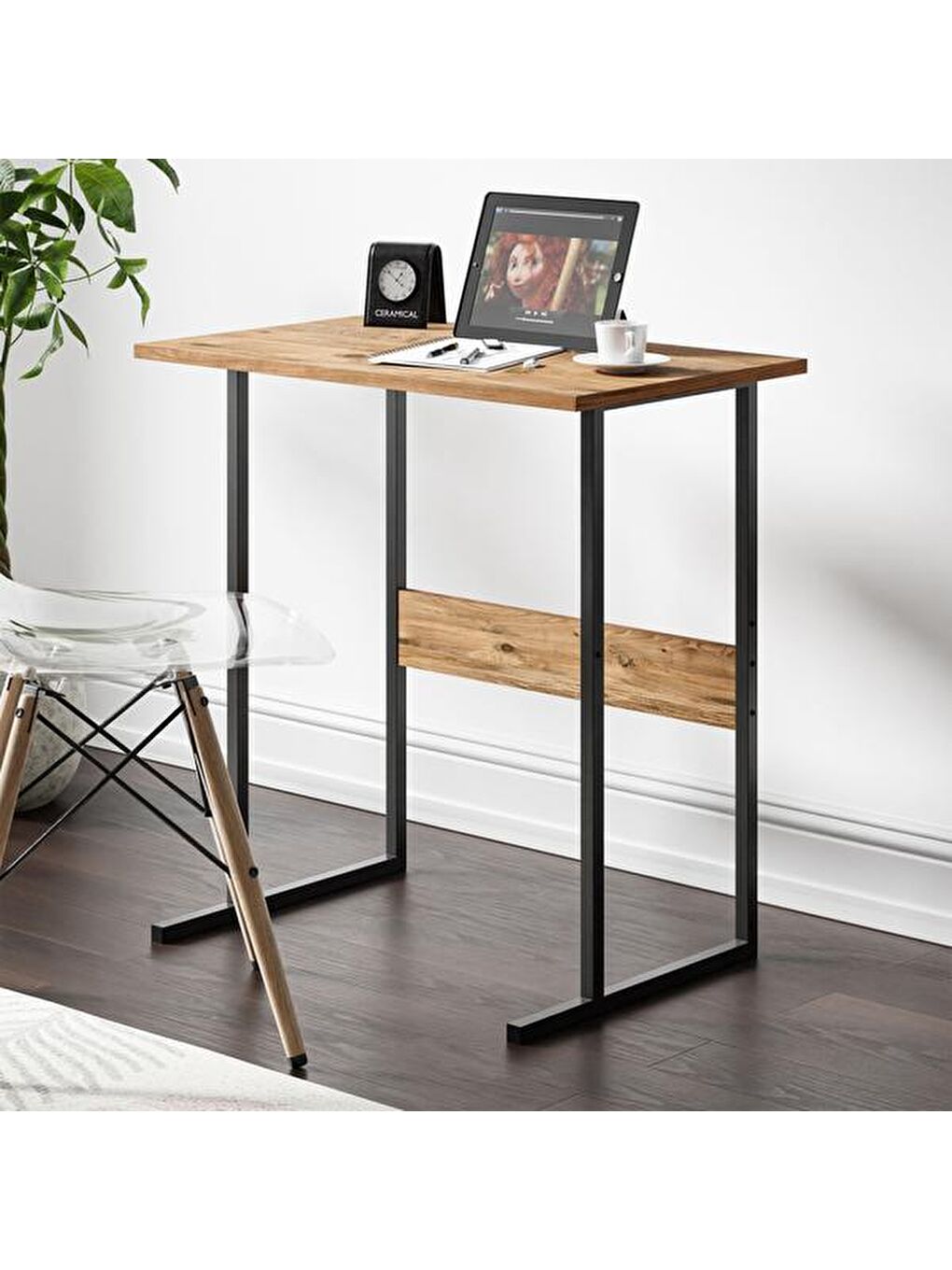 Kahverengi Eco Çalışma Masası - Atlantik Çam