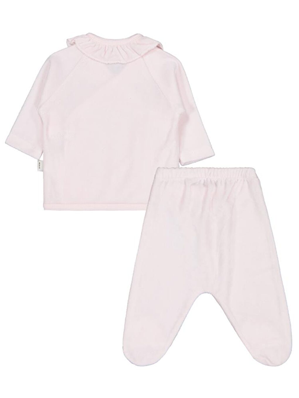 Baby Balerin Nakışlı Zıbın Takımları - Pembe 0-1 Ay-2