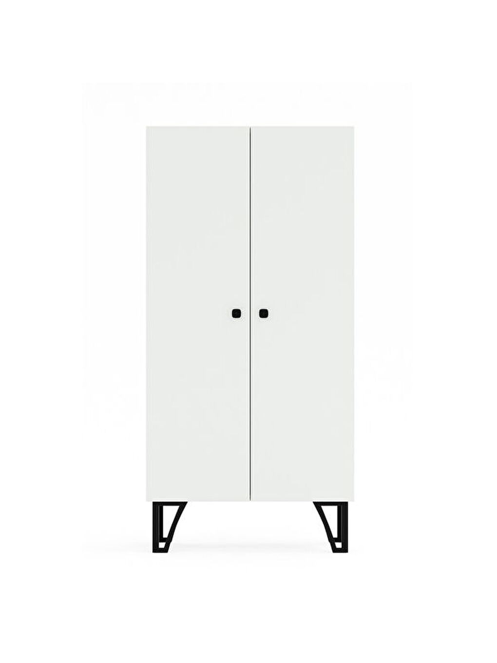 Çok Amaçlı Dolap - Beyaz - 104x28x60 cm-4