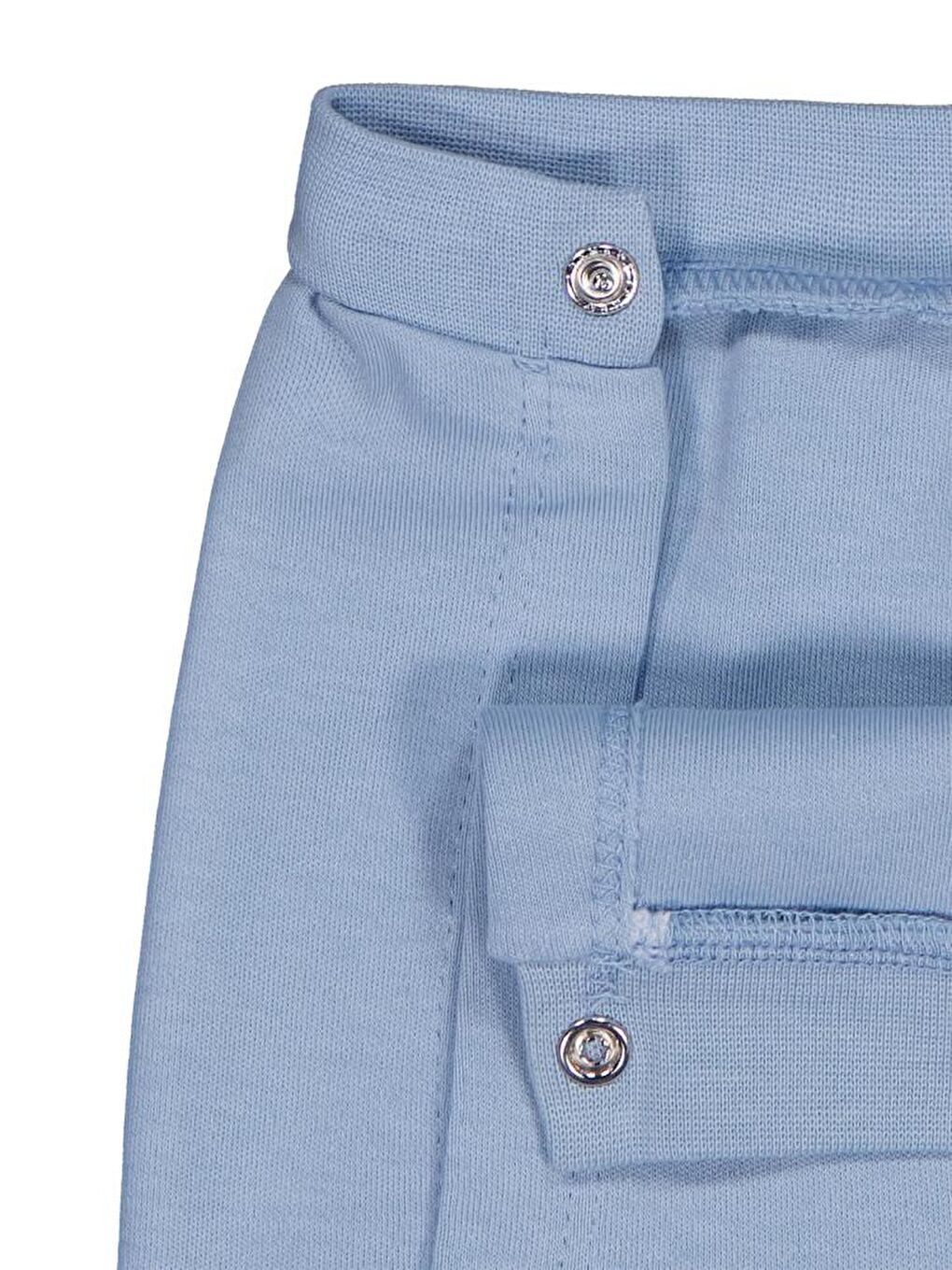 Baby Penguen Emprime Zıbın Takımları - Mavi Prematüre-2