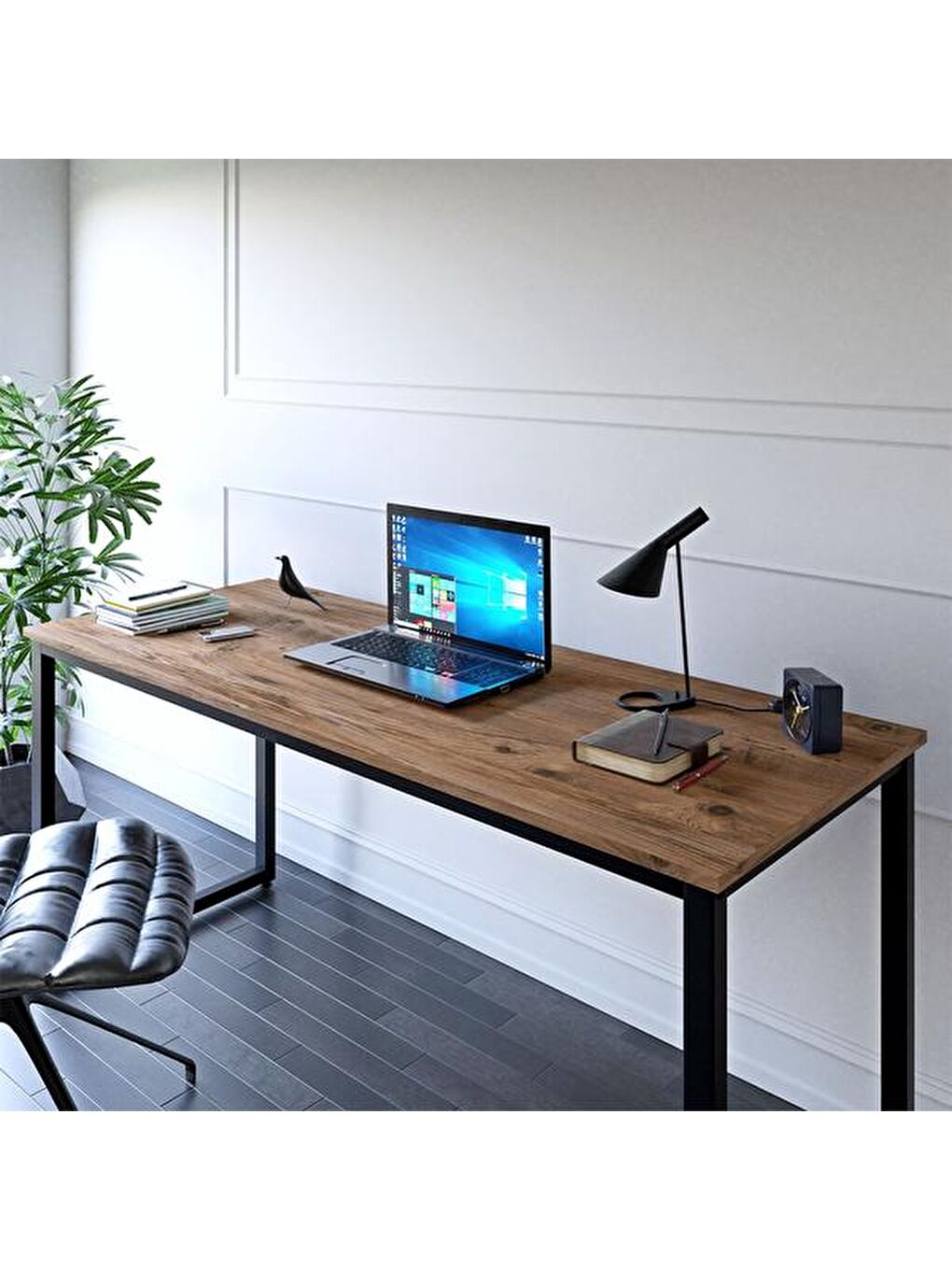 Kahverengi 160 cm Çalışma Masası - Atlantik Çam-1
