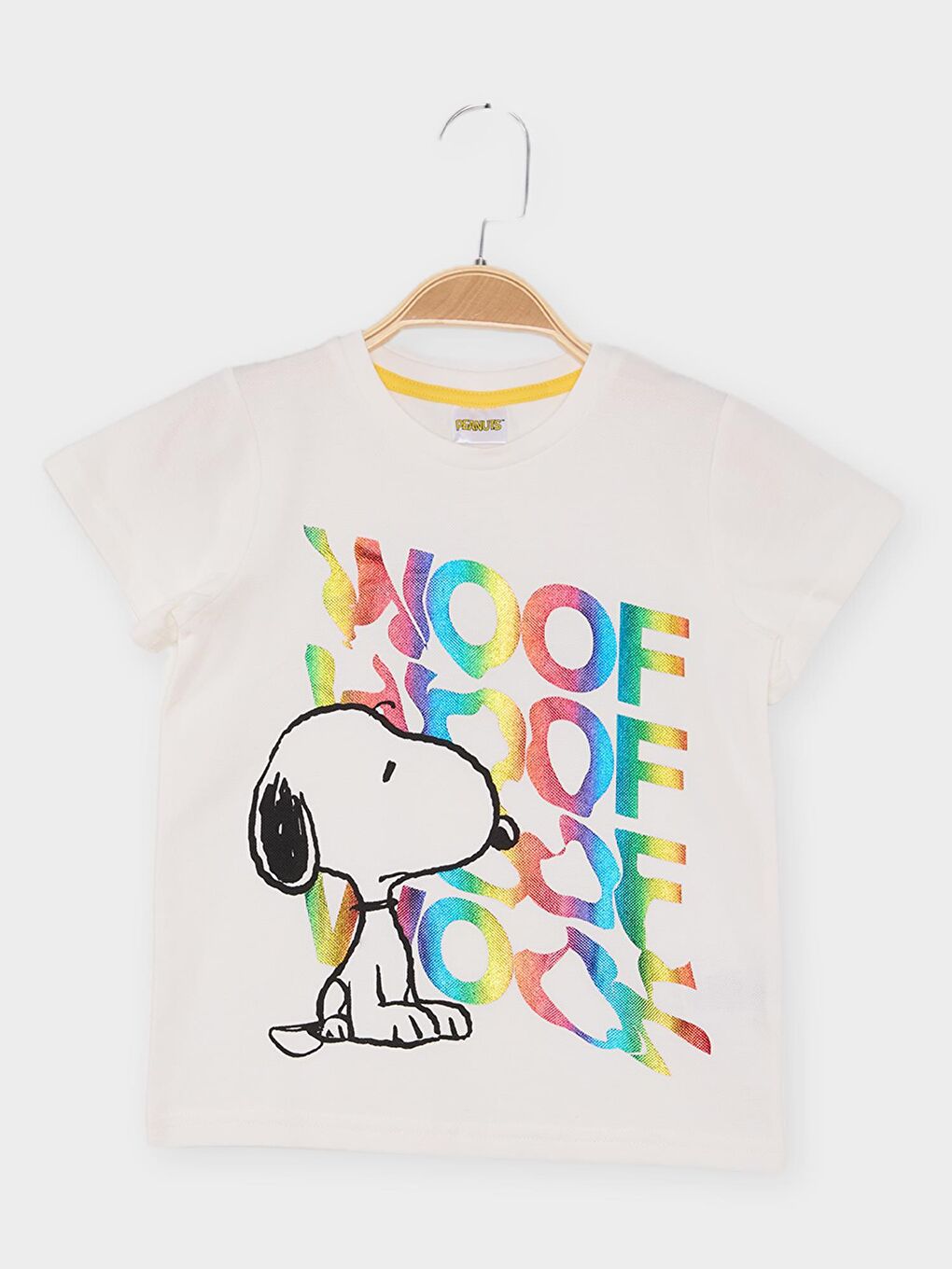 Ekru Snoopy Lisanslı Erkek Çocuk Tshırt 21955