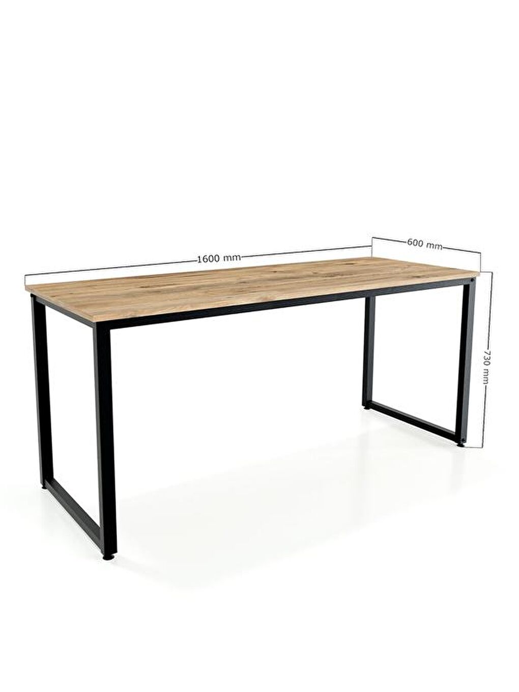 Kahverengi 160 cm Çalışma Masası - Atlantik Çam-5