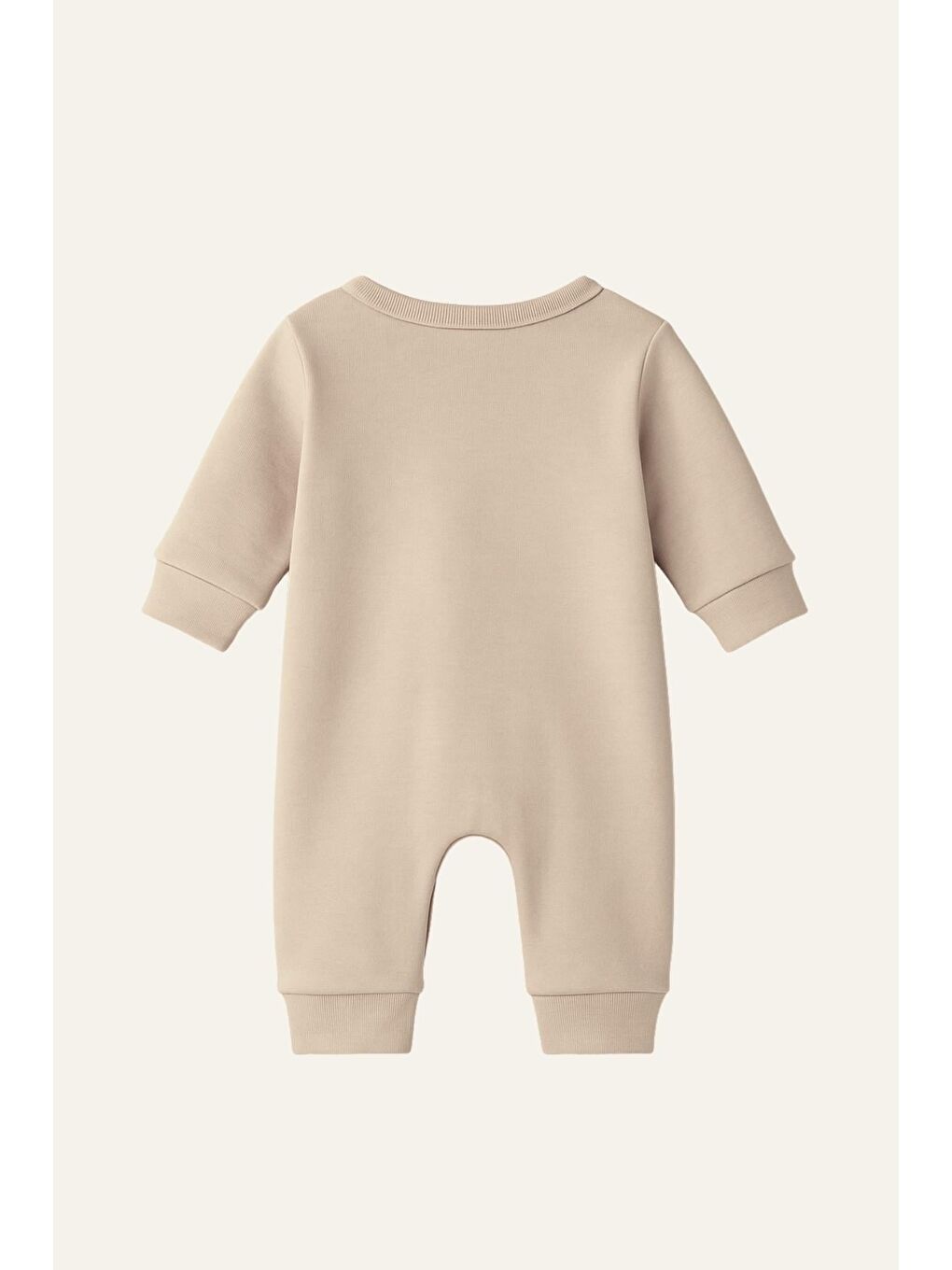 Unisex Bebek Organik Tulum - Ekru-1