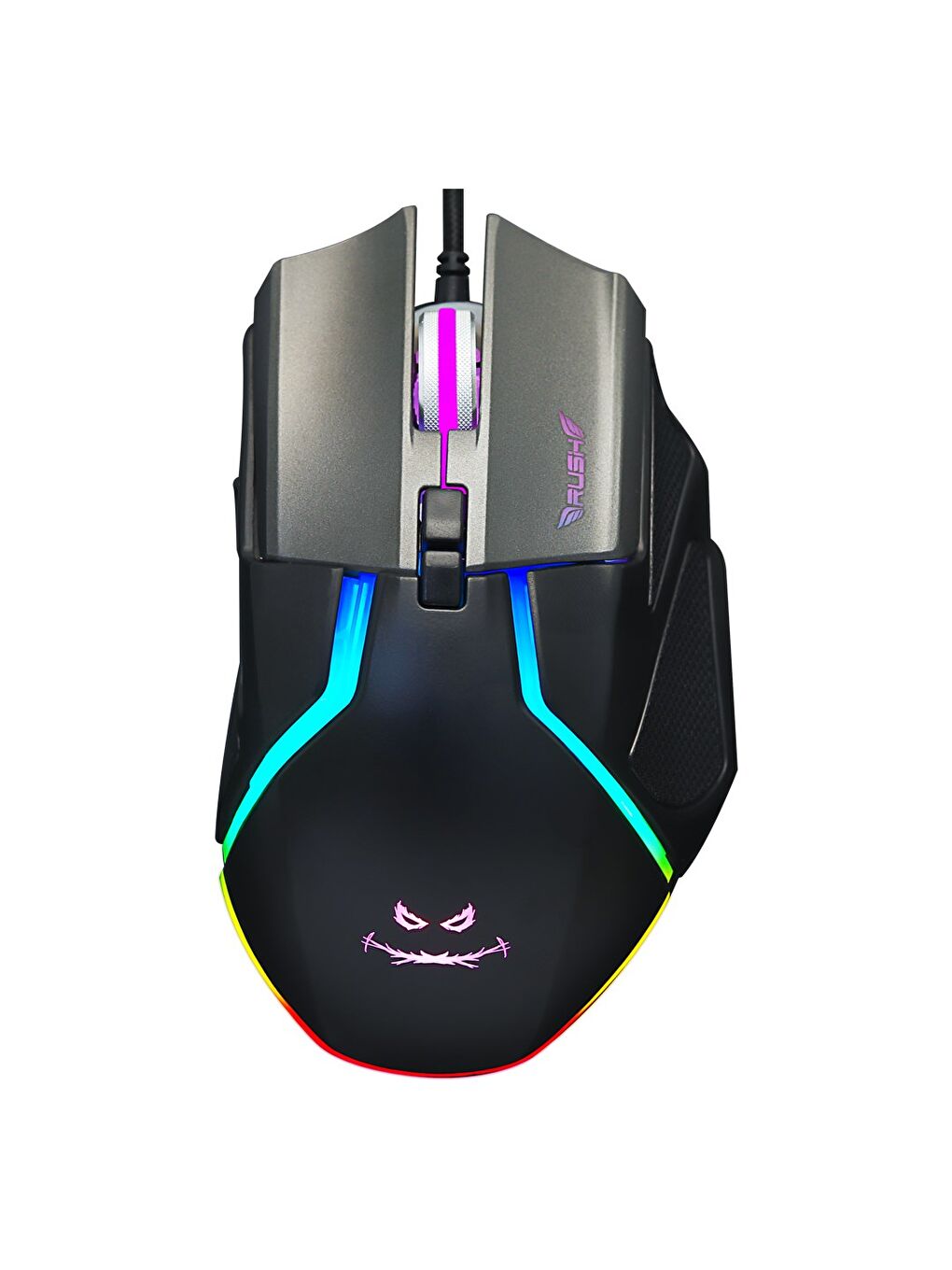 Rush TOPAZ RM84 10.000 DPI RGB 6D Makro Pro Gaming Oyuncu Mouse-1