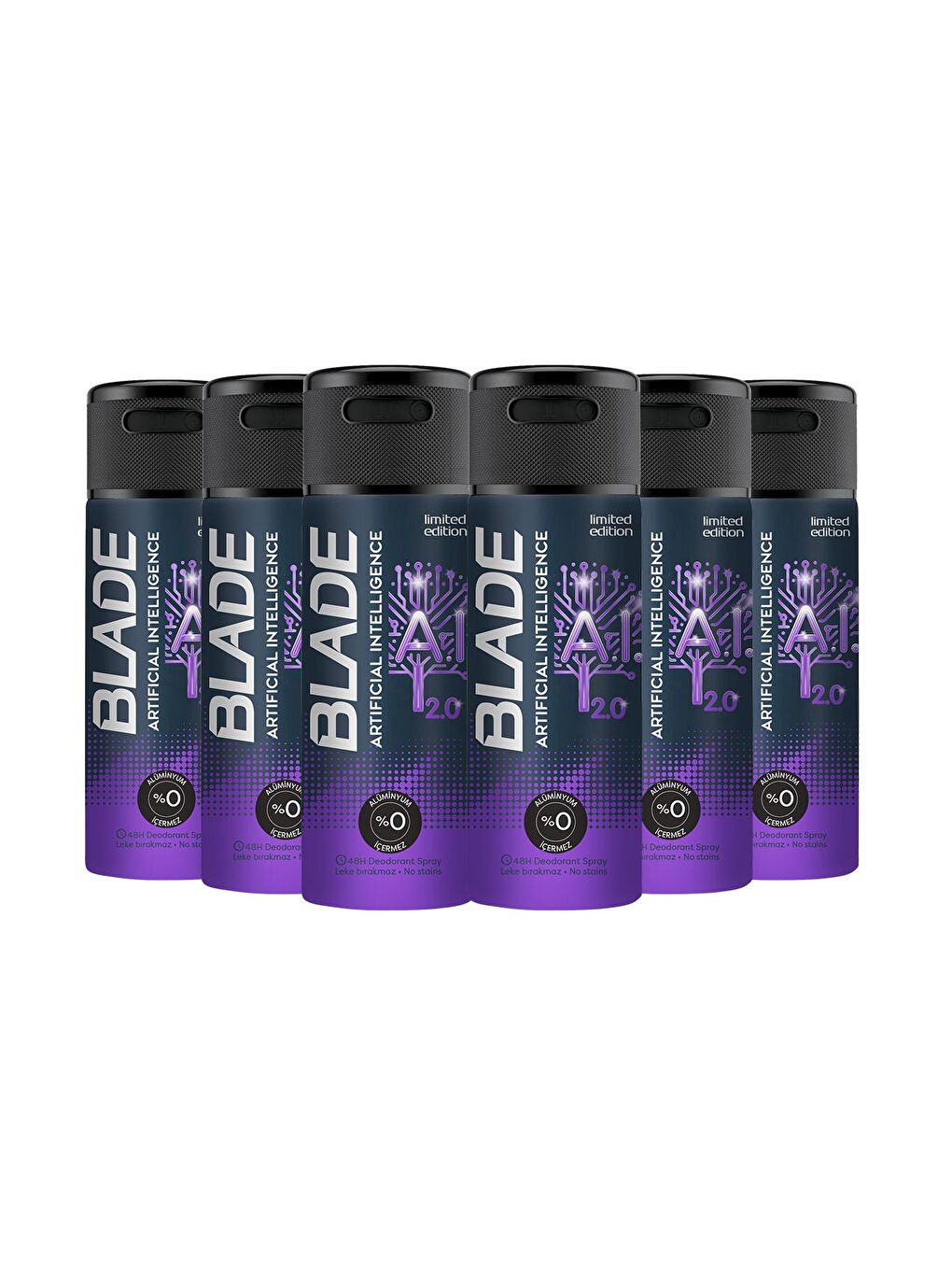 Blade Artificial Intelligence 2.0 Deodorant 6x150 ml