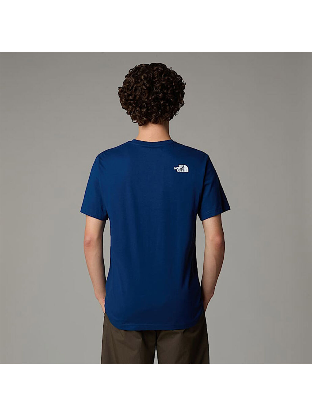 Never Stop Exploring Erkek Lacivert Yuvarlak Yaka Tişört-3