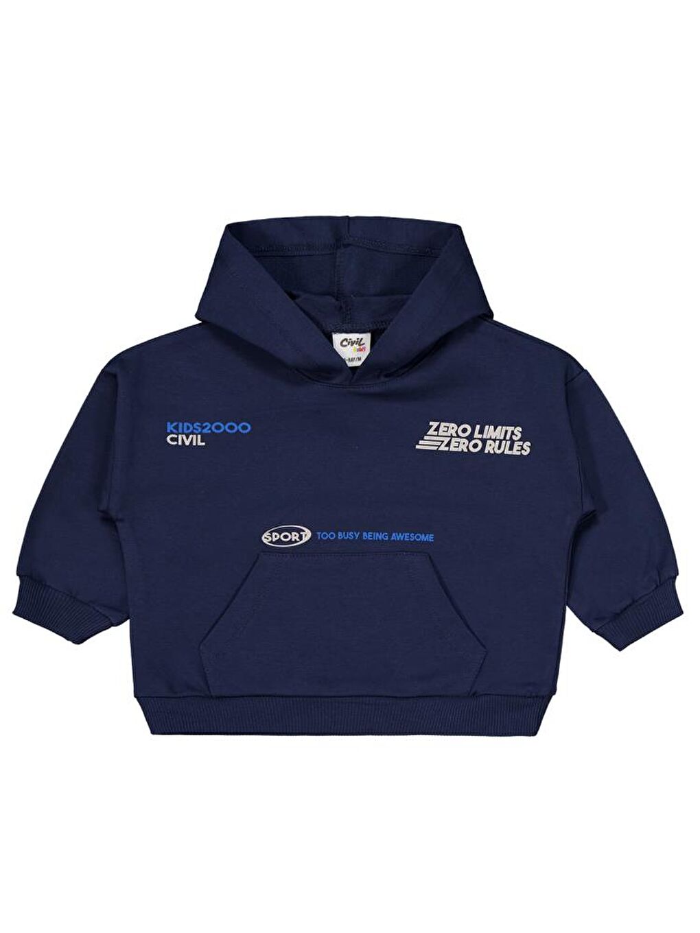 Baby Baskılı 2'li 6-18 Ay Takım - Lacivert 9-12 Ay-2