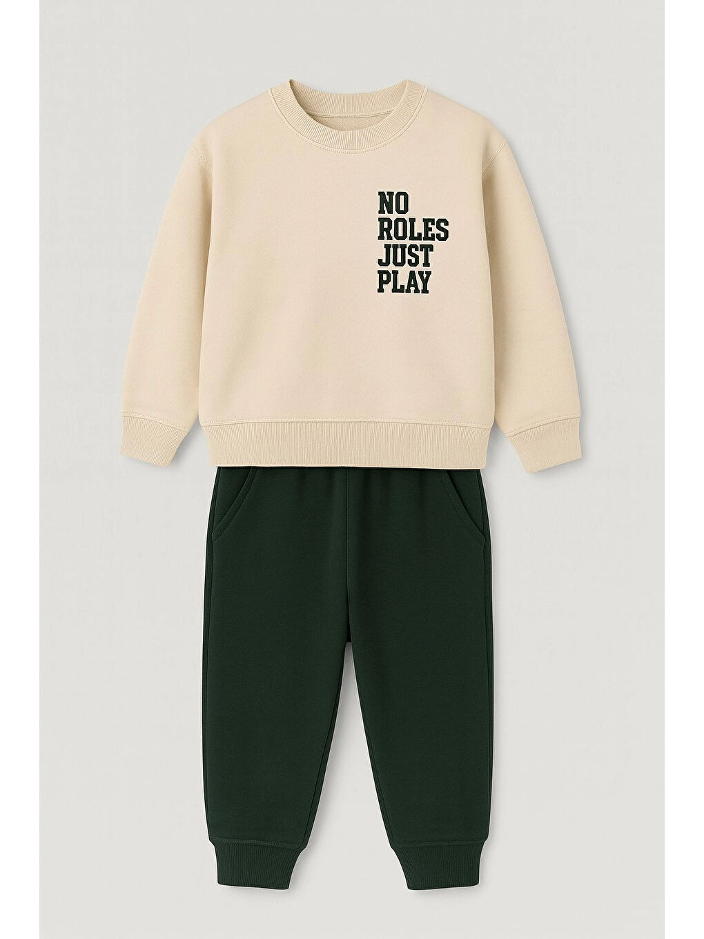 Haki No Rules Baskılı Erkek Çocuk Takım 20407-1