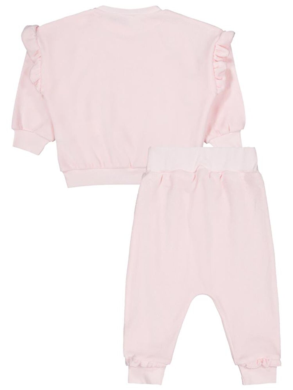 Baby Ayakkabı Nakışlı 6-18 Ay Takım - Pembe 9-12 Ay-2