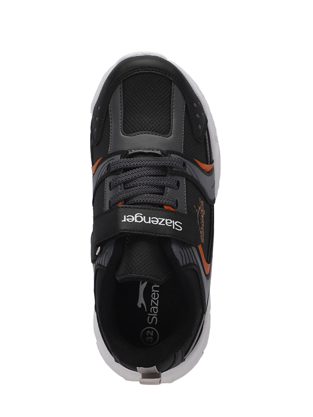 SLAZENGER Siyah-Koyugri KENDALL Unisex Çocuk Sneaker Ayakkabı Siyah / Koyu Gri - 4