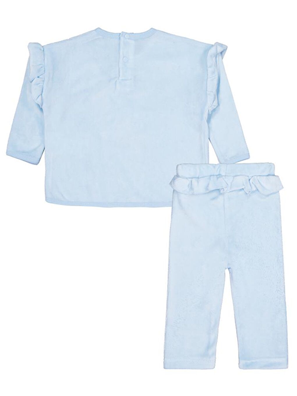 Baby Balerin Nakışlı 6-18 Ay Takım - Mavi 18-24 Ay-1
