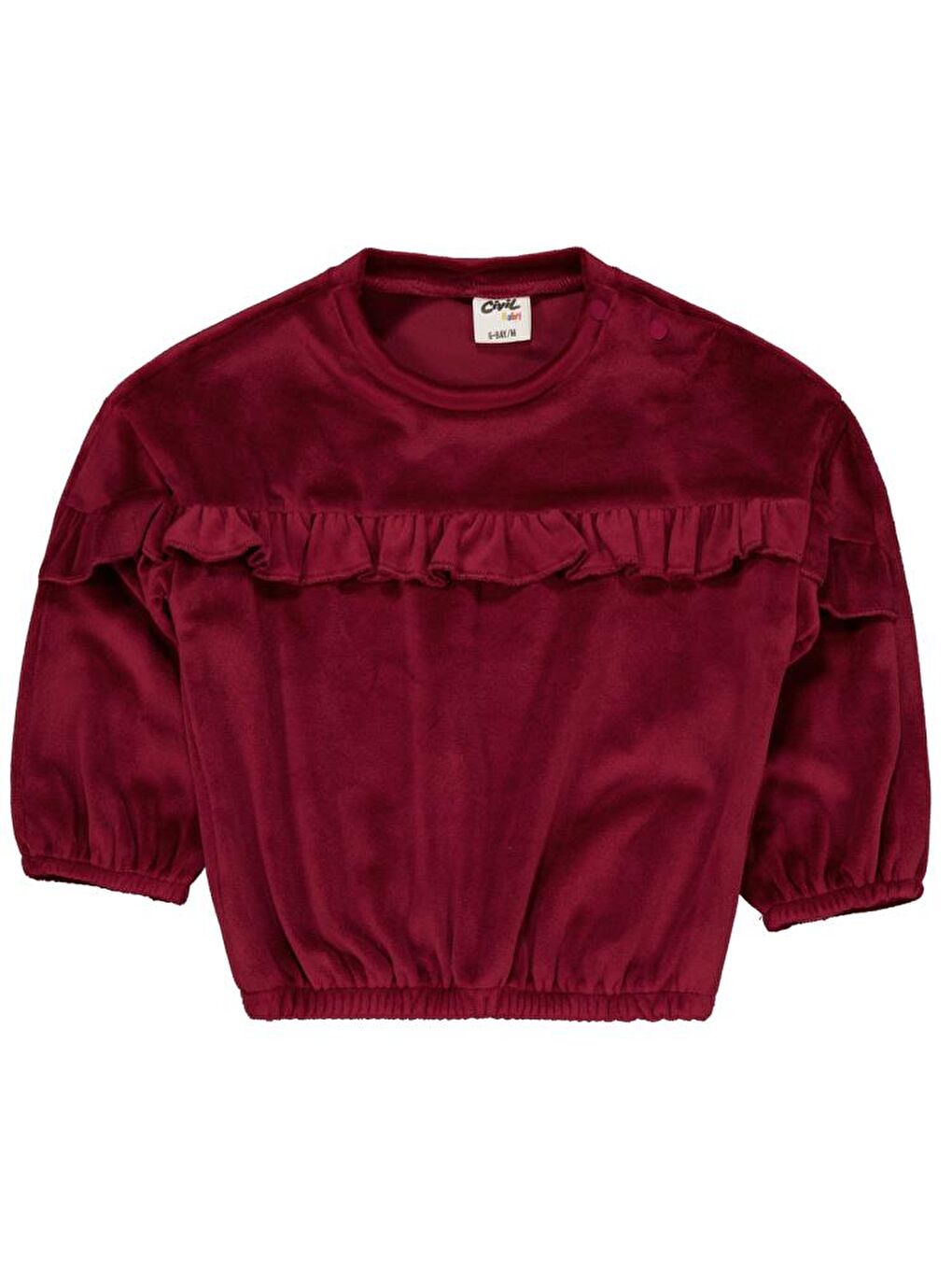 Baby Fırfırlı 6-18 Ay Takım - Bordo 18-24 Ay-2