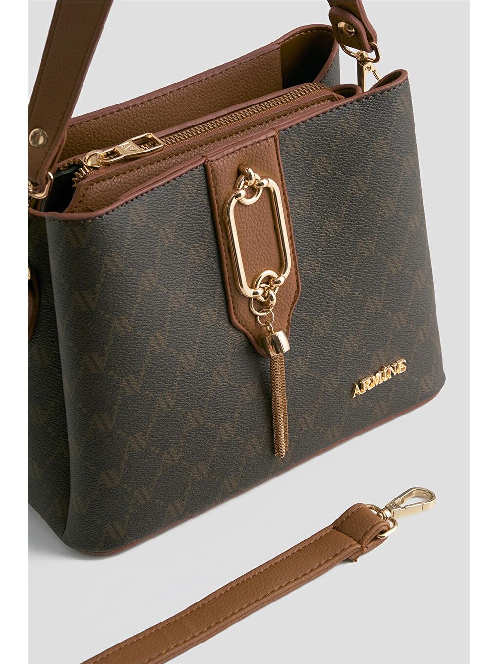 Çanta Noktalı 25Yd7361 Kahverengi-2