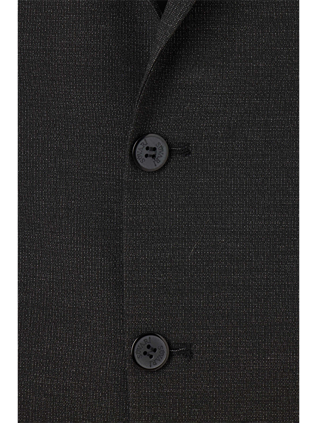 Siyah Regular Sivri Yaka 6 Drop Takım Elbise-2